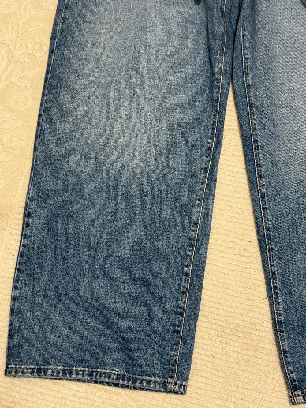Wild Fable Blue Wide Straight jeans /belted 12 NWT - Picture 5 of 8